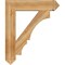 Ekena Millwork Balboa Arts & Crafts Rough Sawn Bracket, Western Red Cedar, 6"W x 32"D x 38"H BKT06X32X38BOA03RWR - alternate 4